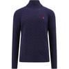 Polo Solid Color Loose Fit Turtleneck Sweater Men Sweater Blue 710876836-005