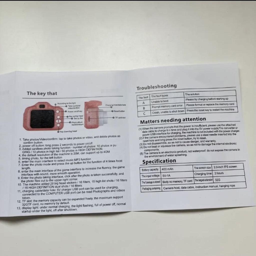 Camera Kids Camera Toy Camera Children's