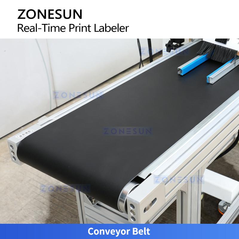 ZONESUN ZS-TB160POPB Print and Apply Label Applicator for Flat Surface Real-Time Label Printer