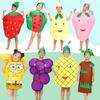 DIY Creative Fruit Costume for Children and Parents - Perfect for Kindergarten Performances and Eco-Friendly Fashion Shows