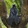 Ornaments Home Decoration Desktop Figurine Black Grim Reaper Statue Halloween Decoration Sculpture