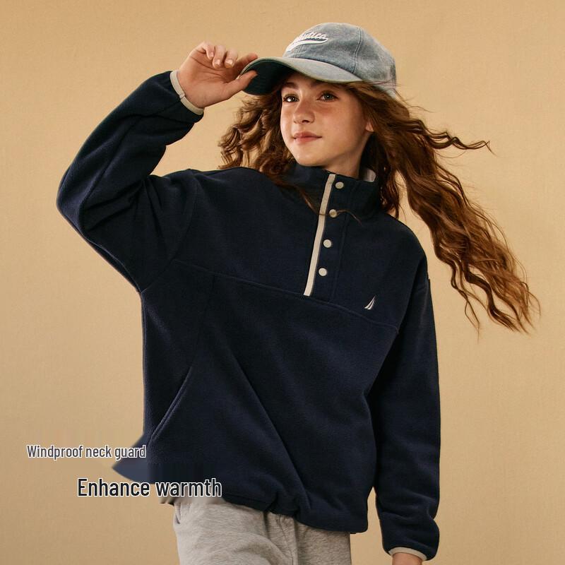 Nautica Kids' Fleece Pullover Sweatshirt