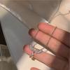 Подвеска-ожерелье с лунным камнем в виде ангельских крыльев, женское, легкая роскошь, нишевый дизайн, премиальная цепочка на ключицу, изысканные универсальные аксессуары