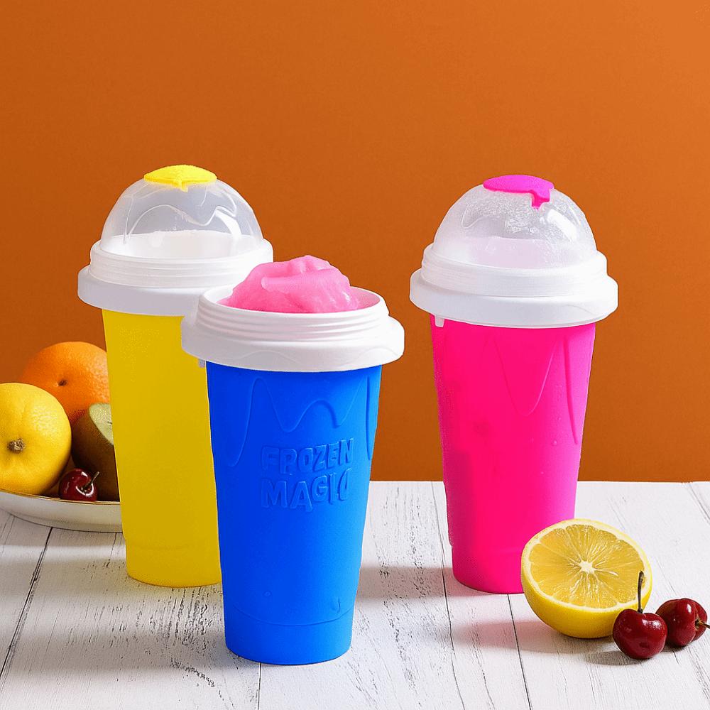Quick-Frozen DIY Juice Water Bottle Silicone Ice Cream Maker Cups Smoothies Squeeze Cup  Summer