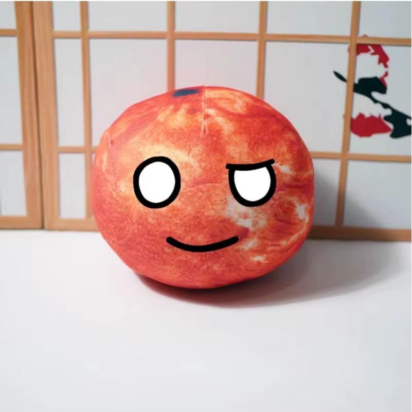 9 см Polandball Мини плюшевая игрушка Солнечная система Земля Луна Венера Уран Нептун Марс Юпитер Countryball Мультфильм Периферийные подарки
