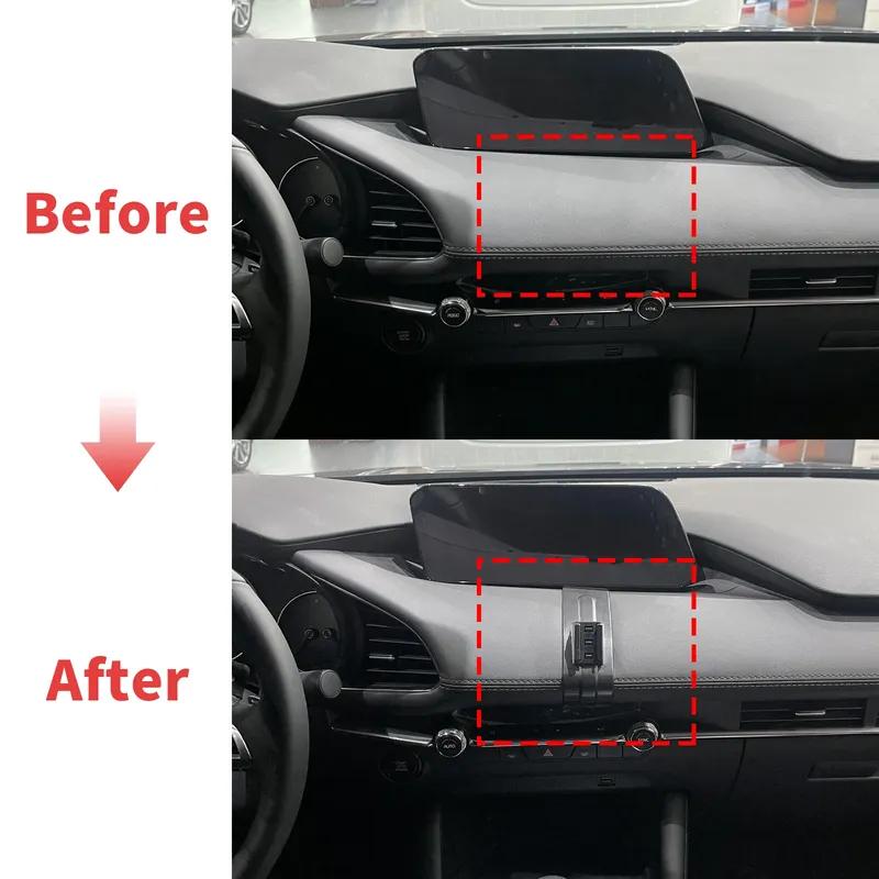 Для MAZDA 3 BP 2024 2025 Встроенное крепление для телефона на экран Крепление Автоаксессуары