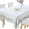 Маленькая свежая квадратная прямоугольная скатерть, подходящая для украшения кухонного стола, простой стиль, украшение скатерти с растениями