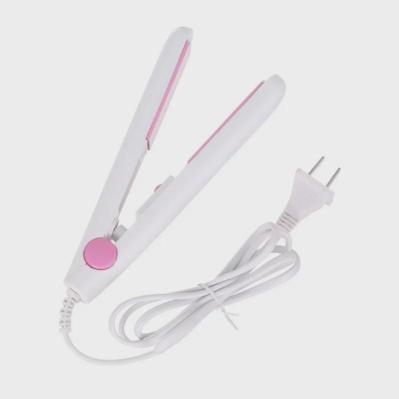 Симпатичные портативные профессиональные щипцы для завивки волос двойного назначения — выпрямление, завивка и создание воздушной челки с помощью щипцов для завивки Splint