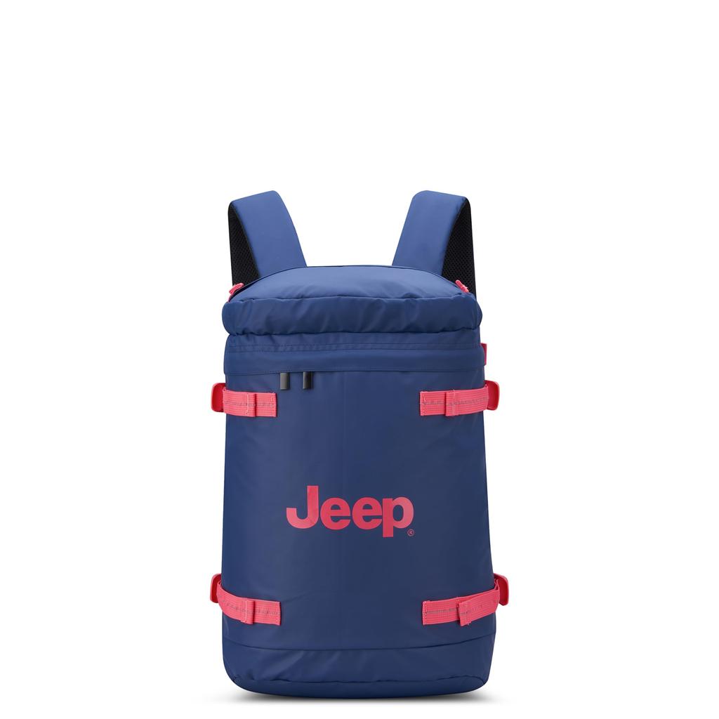 DELSEY PARIS JEEP JS013C ЦИЛИНДРИЧЕСКИЙ РЮКЗАК, 24 л, 49 см, 0,6 кг, 2 года гарантии, Официальный импорт, J0374260002, Темно-синий