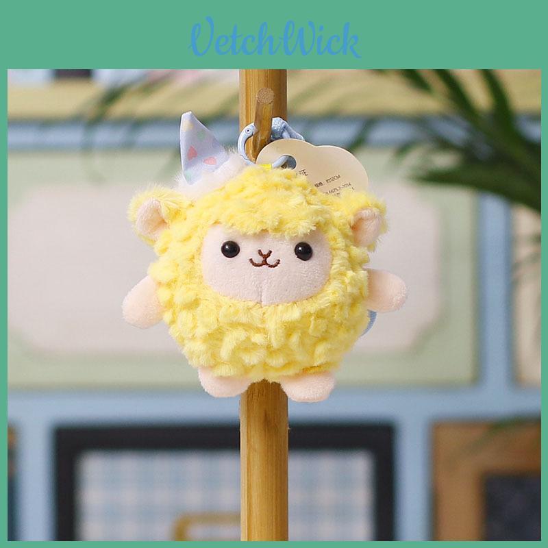 Animal Plush Keyring Featuring Sheep Design With Polyester Material For Gifts