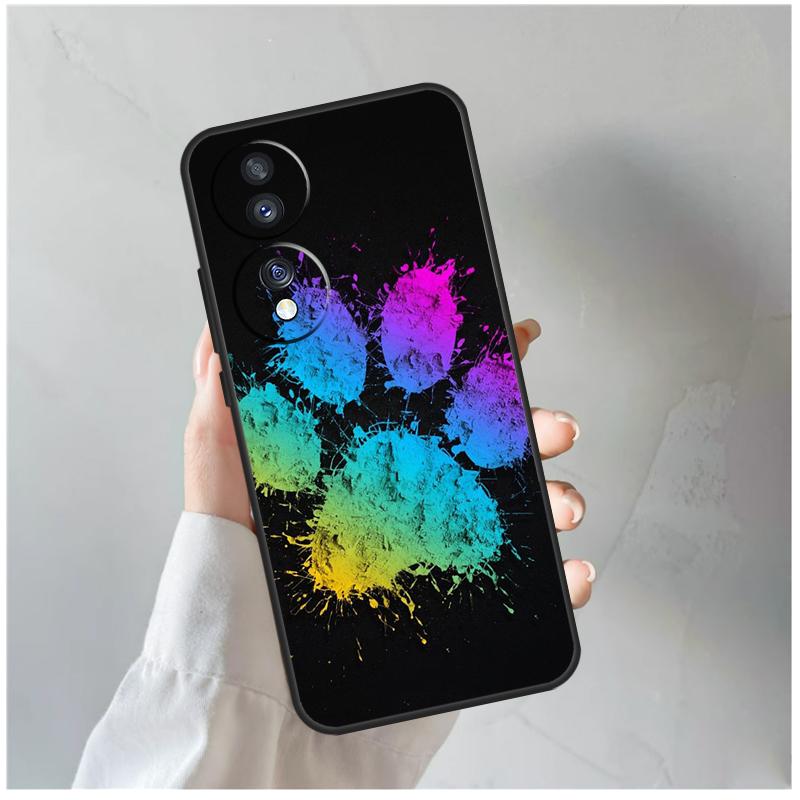 Мультяшные милые собачьи лапки для Huawei Honor Magic 5 Lite X8a X9a 50 70 Nova 9 5T P Smart P20 P30 P40 P50 P60 Pro Чехол