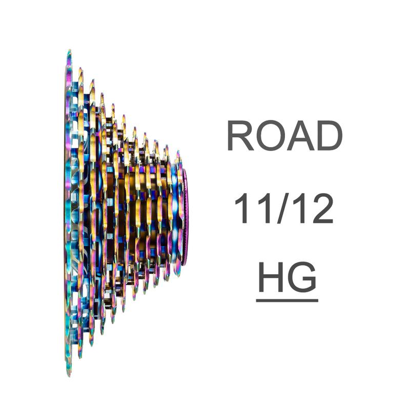 ZTTO Ultralight 11 Speed 12 Speed Road Bike Cassette Rainbow 11s 12s 11-28/30/32/34/36T HG Freewheel ULT Gravel Sprocket  K7
