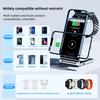 T33 3-in-1 Charging Station Foldable Wireless Charger Phone Watch Earphone Charging Stand