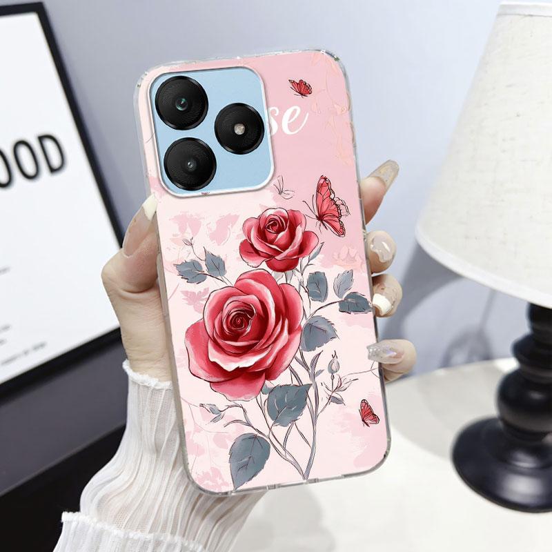 Cartoon For Wiko T10 T20 T60 Case Protective Cover For Wiko T10 Marble Clear Soft Silicone Phone Case Floral Cute Cat Bumper