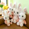 Милый мультяшный кролик с большими глазами, кукла-кролик Яя, детская утешительная кукла, плюшевые игрушки для подарка девочкам