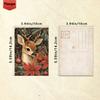 32pcs, Christmas Animal Postcards, Retro, Birthday/anniversary Gifts, Collectibles, Suitable for Gift-giving, Can Be Mailed.