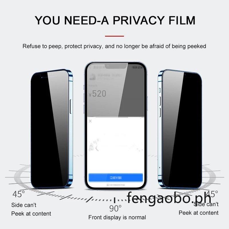 3 шт. Закаленное стекло от шпионского ПО для OPPO A18 A38 A93S A60 A78 A17 A17K A74 A58 A36 A5S A32 A94 A8 A31 A98 A96 A95 A93 A55 A9 F9 F11 Reno 7 7Z 6 6Z 5 4 2Z 2F