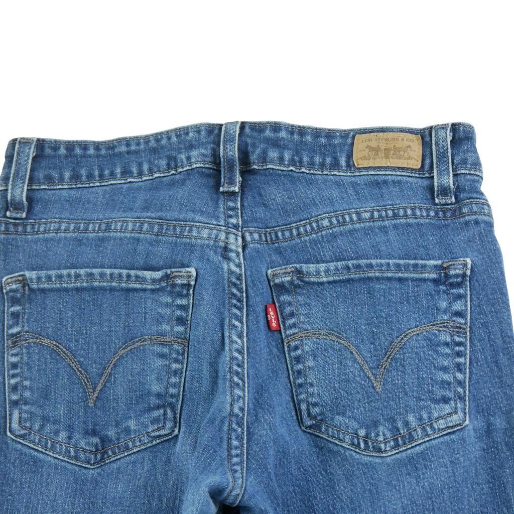 Seconde vie - Jean Femme Levis Mid Rise Skinny. Bleu - Bon état