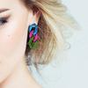 Молодежные Серьги-цепочки Конфетных Цветов Легкие Серьги-цепочки Конфетных Оттенков Подвески на Ухо Идеально Подходят для Вечеринок и Свиданий