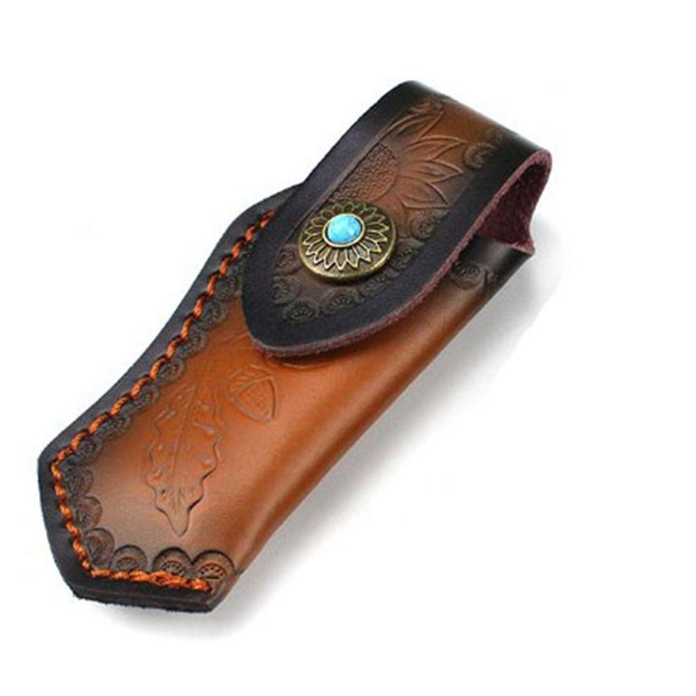 Foldable Waist Knife Scabbard 6 Styles Leather Sheath New Outdoor Carry Equipment  Outdoor Tool