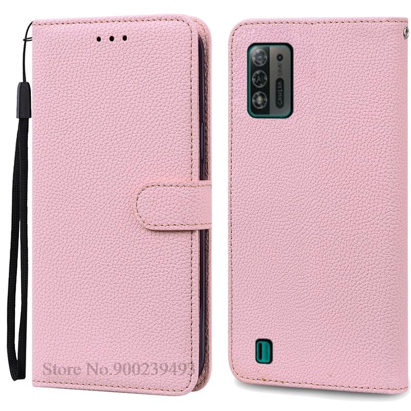 Чехол A52 Lite для ZTE Blade A52 Lite, мягкий силиконовый кожаный чехол-кошелек, чехол для ZTE Blade A52 Lite, чехол из ТПУ, задняя крышка Etui