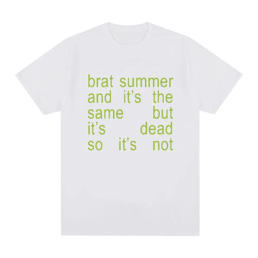 Charli Xcx Brat Summer and Its Same Album Tshirt Womens Fashion Harajuku Tshirt Casual Comfortable Extra Large Tshirt