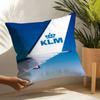 Famous Royal Dutch KKLM Airlines Pillow Case Linen Cushion Covers For Decorative Sofa Home Pillows Case Car Chair Pillows Cases