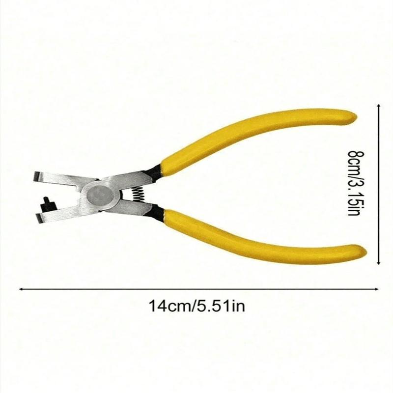 1 шт. 2 мм Универсальные плоскогубцы для часового ремешка, пробойник для отверстий в ремешке, инструмент для пробивания отверстий, машина для пробивания люверсов для бирок, пробойник для часового ремешка, обратно в школу, школьные принадлежности