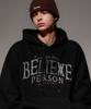 Худи Believe из плотного хлопка Черный Kmhd6830