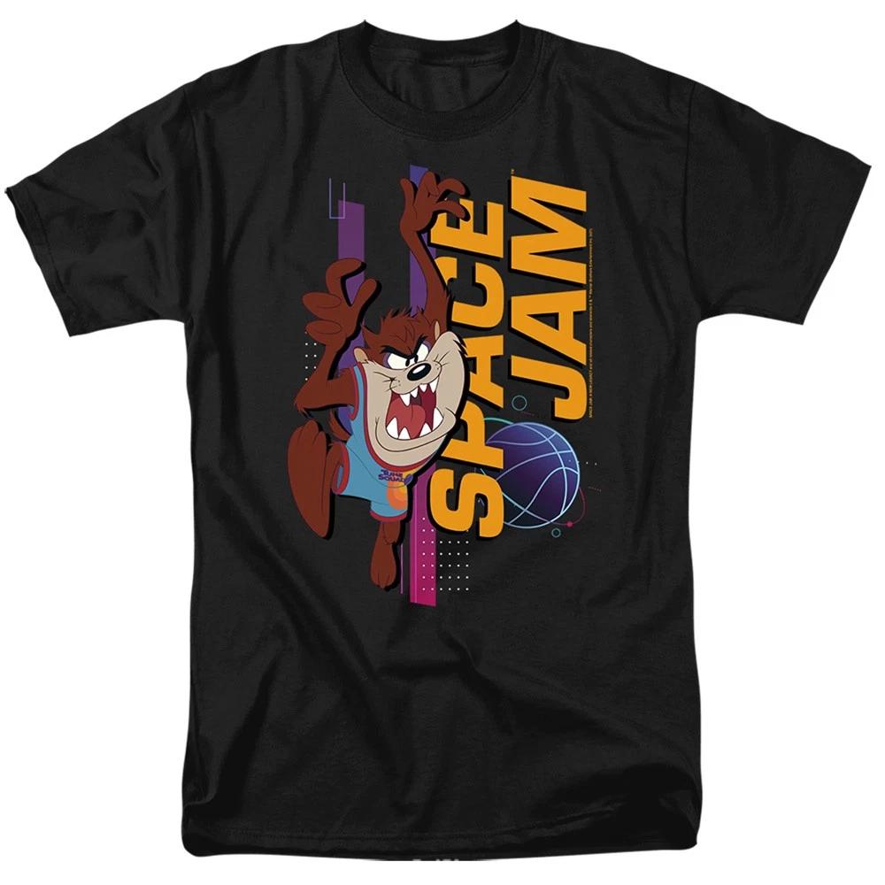 Space Jam - Taz Standing - Unisex Short Sleeve Children's T-shirt - Black