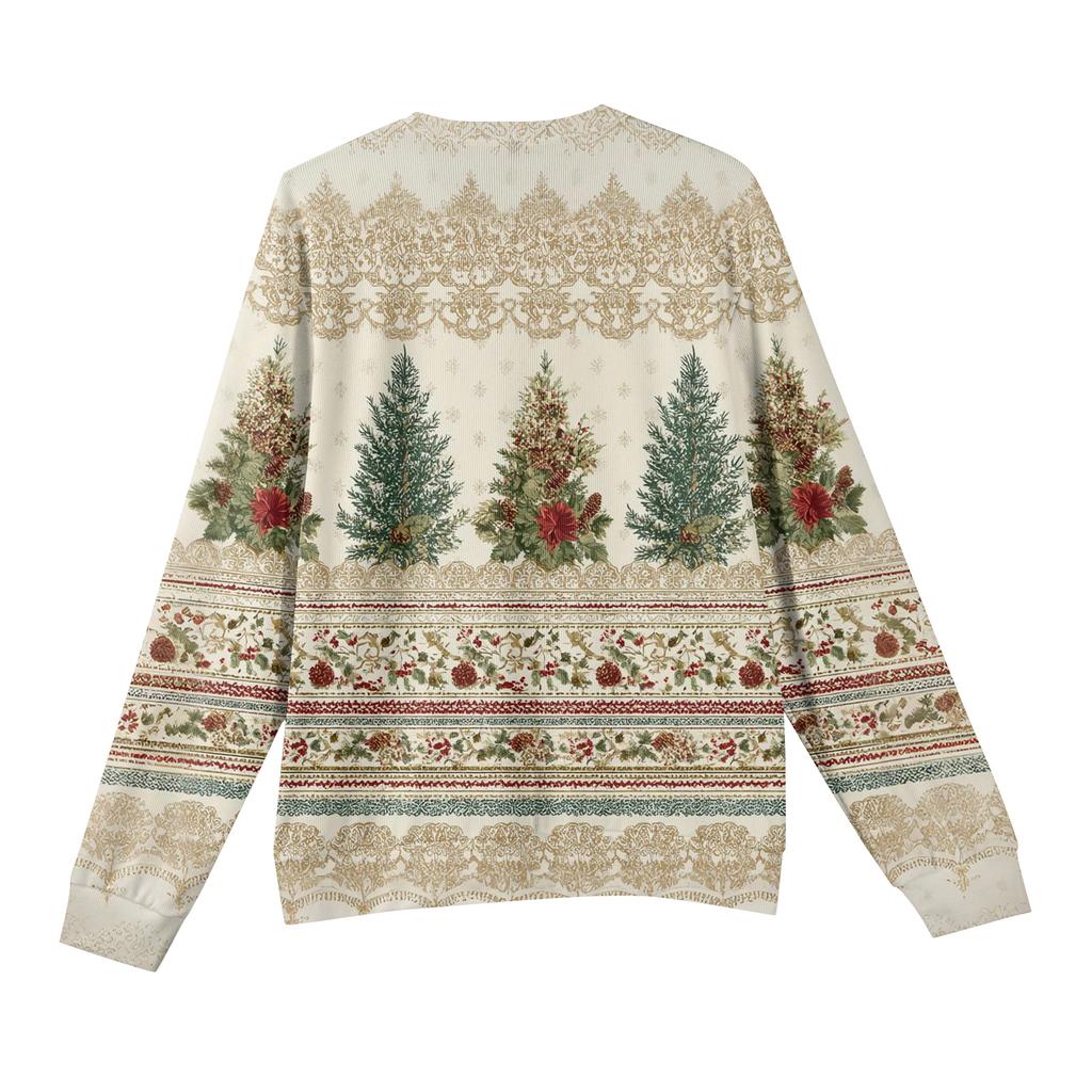 Мужской пуловер с круглым вырезом, длинными рукавами и рубчатой вязкой