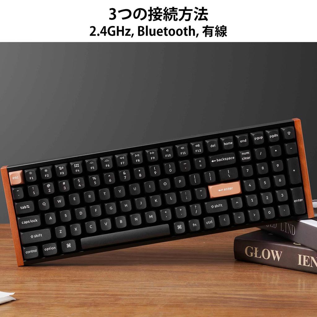 Keychron K4 HE Беспроводная Кастомная Клавиатура с Быстрым Спуском на Магнитных Переключателях Холла Gateron и Bluetooth QMK Алюминиевая и Деревянная RGB Совместимая с и Linux US