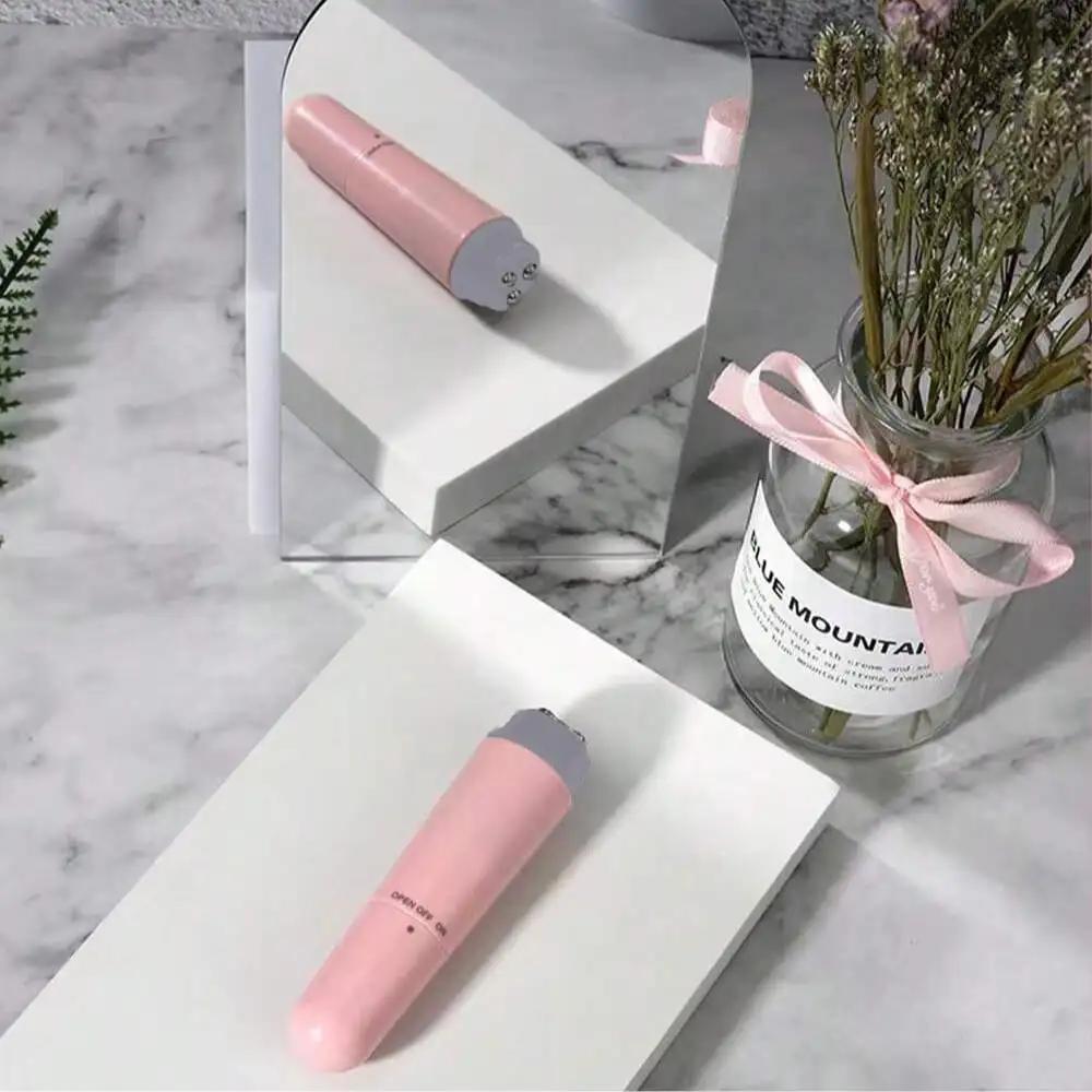 Мини Электрический Массажер для Глаз Вибрирующее Косметическое Устройство, Портативный Массажер для Мышц Лица 4-в-1