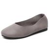 Simple Zen Handmade Leather Grandma Shoes - Women's Soft Sole Flats for All Seasons
