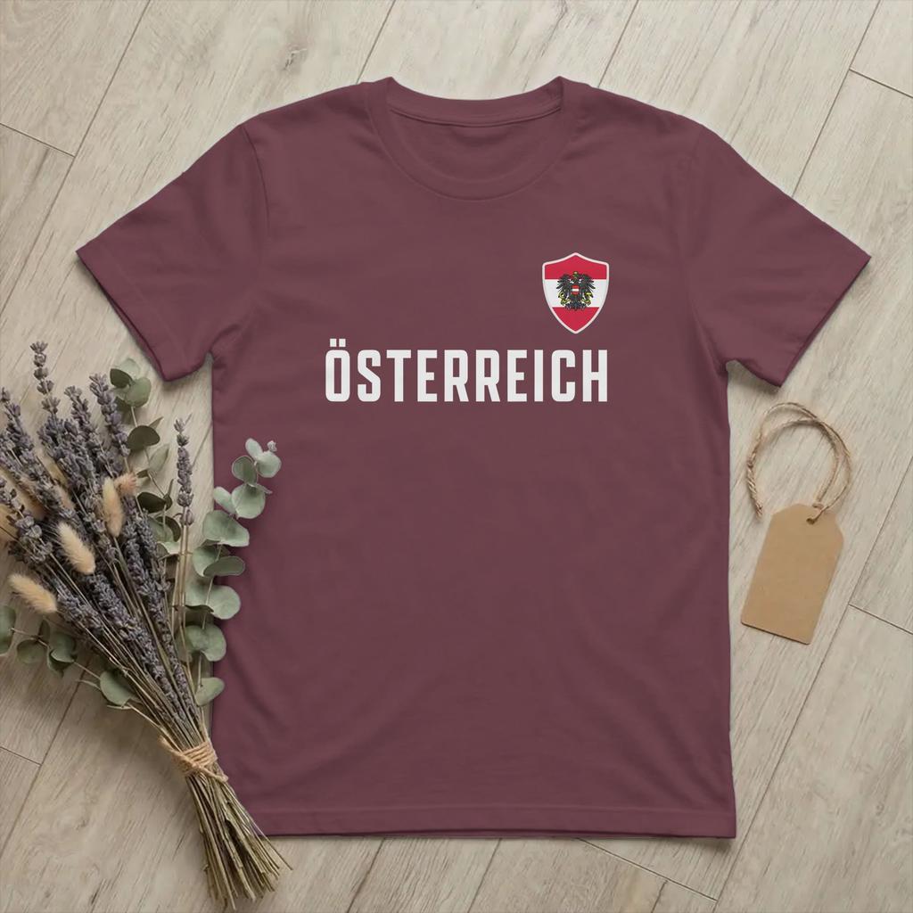 Unisexs Austria Osterreich Flag Eagle T Shirt Coat of Arms 100 Cotton merch Amazing O Neck Tee Shirt Birthday Present TShirts