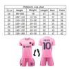 Kids Miami Messi Soccer Jersey Set Quick Dry Breathable Football Training Kit Children Sportswear