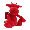 Jellycat Серия Мифические Животные Красный Виверн Кукла-компаньон Плюшевая кукла 31 см высотой