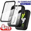 Case For Samsung Galaxy Fit 3 Smartwatch Full Coverage Tempered Glass Screen Protector Hard PC Bumper Shell For Samsung Fit3 7