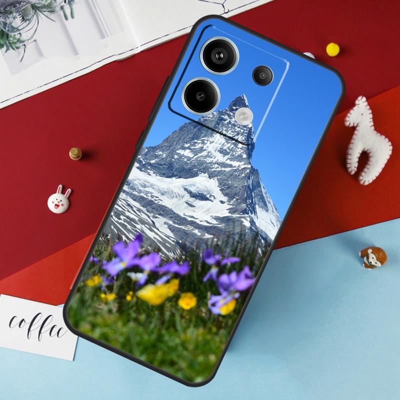 Чехол Zermatt Matterhorn Swiss Mountain для Xiaomi Redmi Note 13 12 10 8 9 11 Pro 12S 10S 11S Redmi 13C 10A 10C 9C 12C