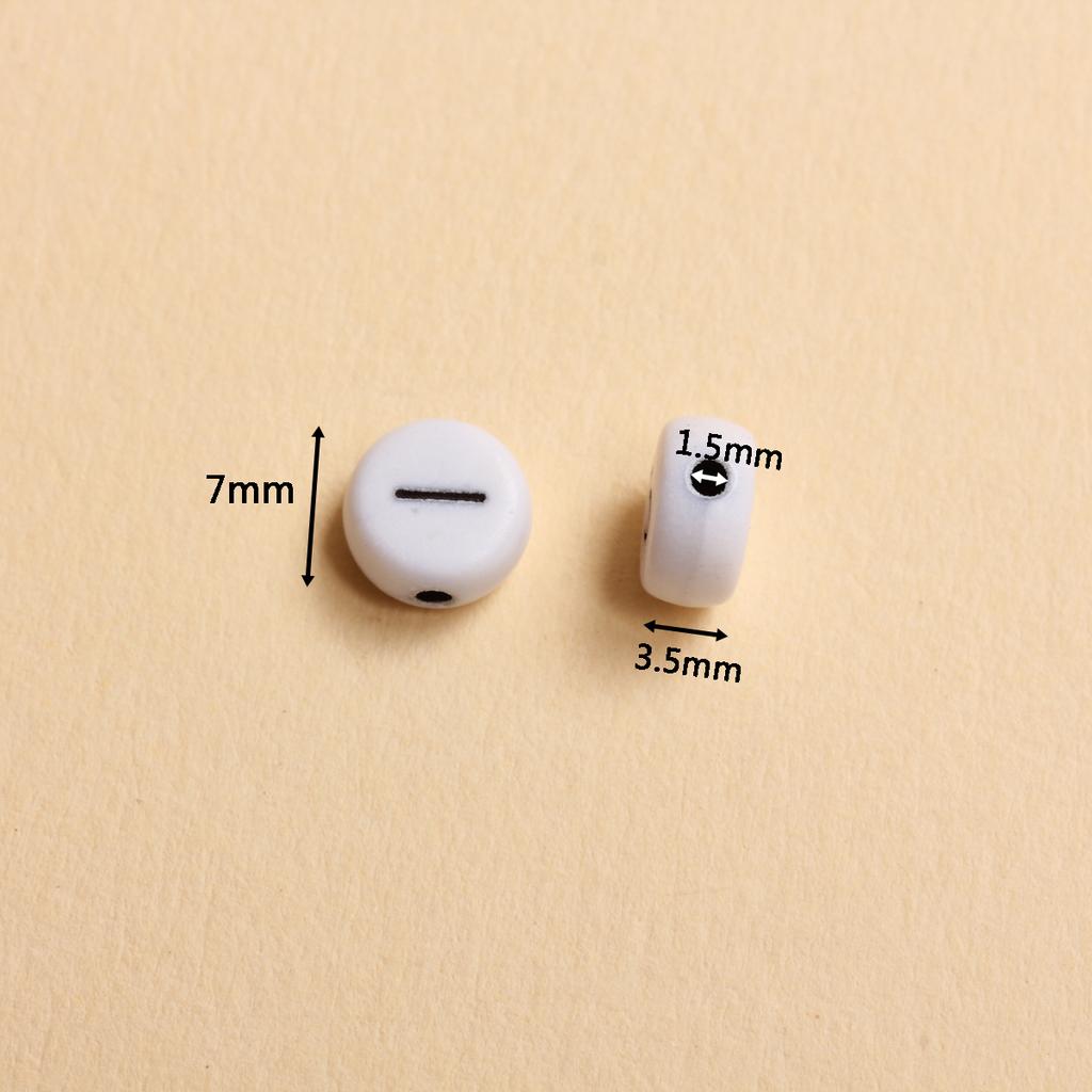 100 шт. 7 мм акриловые арабские бусины рассеянные космические бусины сплошные плоские круглые бусины для DIY браслета ожерелья ювелирные изделия производственные принадлежности