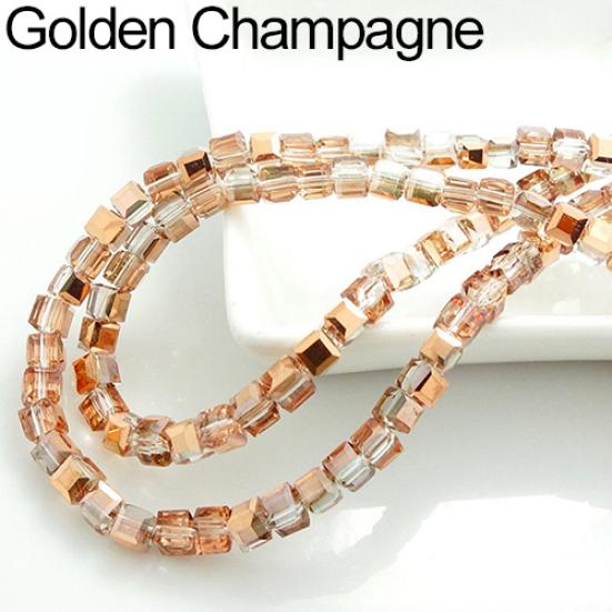 Бусины DIY Cube Loose Spacer 4 мм Ювелирная фурнитура 100 шт.