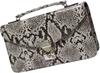 Python Natural Long Wallet for Wallet Integrated Wallet Ostrich Large Wallet Second [Belcute] Men, Bag, Bag, Bag, Embossed, Large, Large, Capacity,