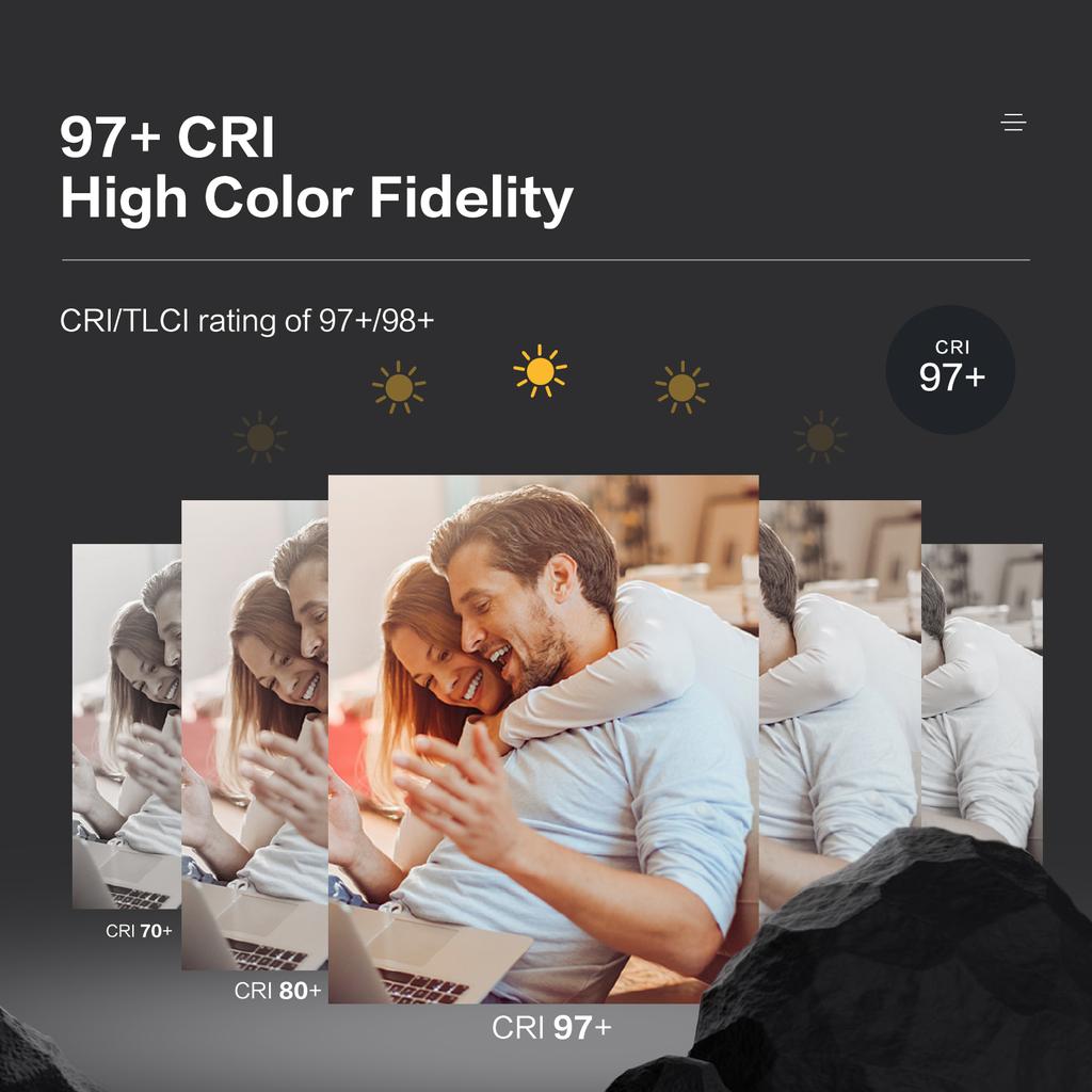 COLBOR CL100X Studio COB Свет для фотосъемки 110 Вт Двухцветная светодиодная лампа для видеосъемки с температурой 2700K-6500K