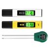3Pcs/Set Water Testers Quick Reading Accurate Measurement Multifunction Digital pH/EC PPM/Soil Testers
