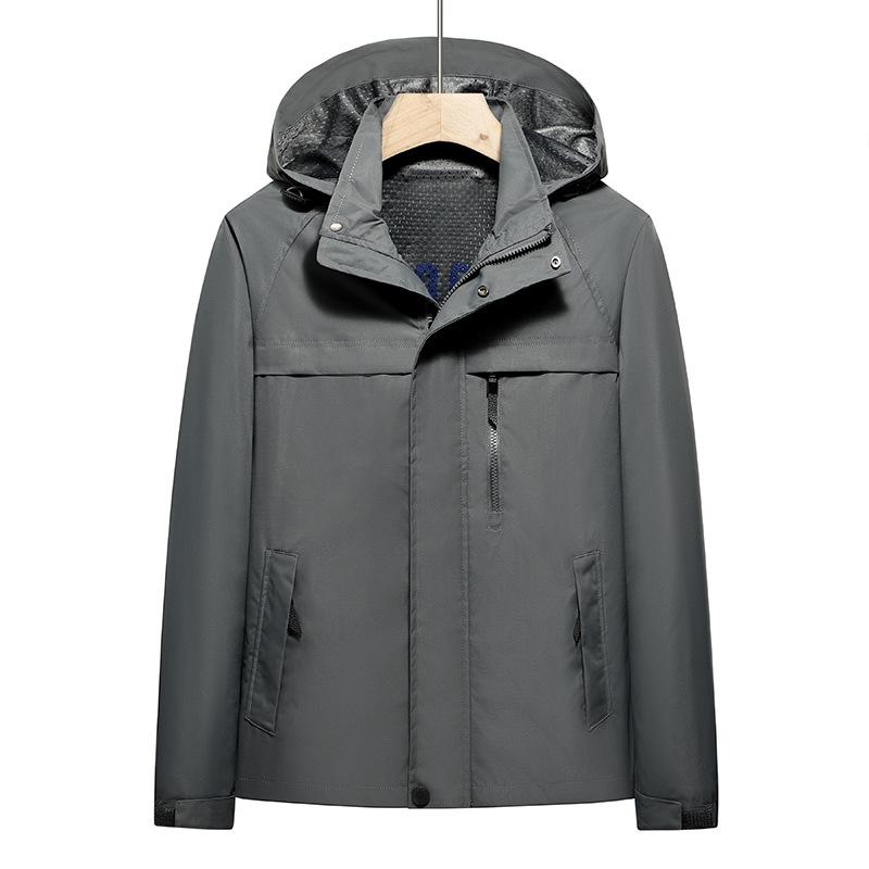 Большой размер Новая куртка Мужская куртка Мужская рабочая куртка Весенне-осенняя куртка Рабочая куртка Мужская трендовая