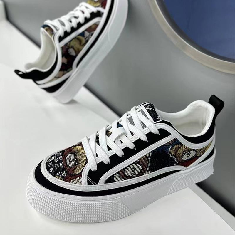 Мужская обувь, новые дышащие парусиновые туфли с принтом, мужская мода, универсальные мужские спортивные и повседневные туфли для сноуборда