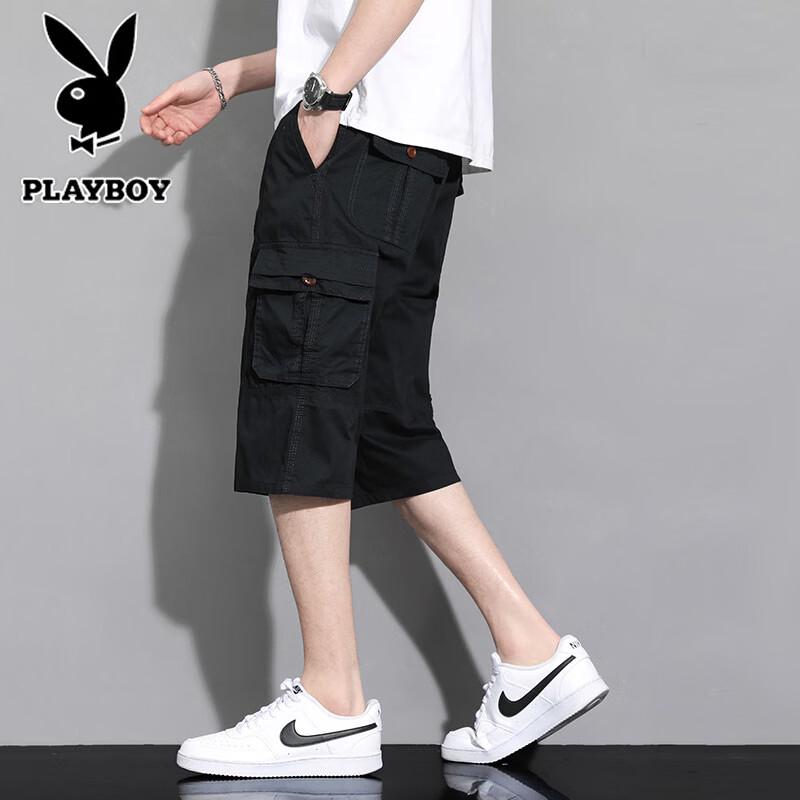 PLAYBOY Мужские легкие летние повседневные капри