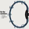 MEINL Percussion Traditional ABS Tambourine, Aluminum Jingles, Blue, TMT2A-B