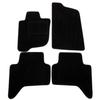 Tapis De Sol - Mitsubishi - L200 - Velours Noir - 4 Pièces - Ajustement Précis