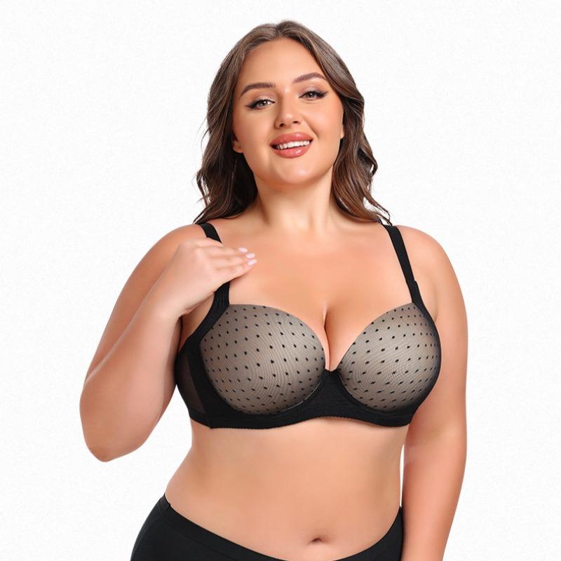 Plus Size Bras for Big Breasts That Look Smaller Prevent Sagging Gather and Breathable Large Cup Underwire Bras